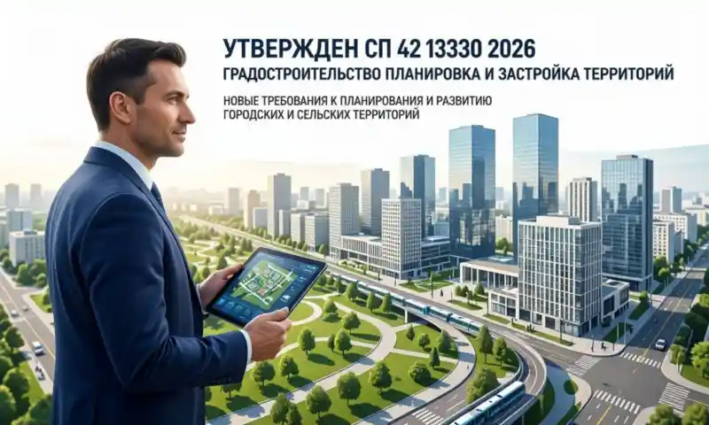 Утвержден актуализированный свод правил «Градостроительство»