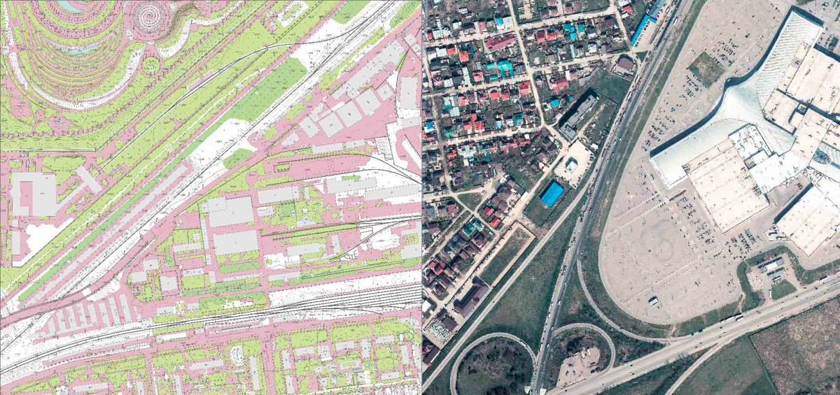 Комплекс картографических работ на территории муниципального образования город Краснодар 